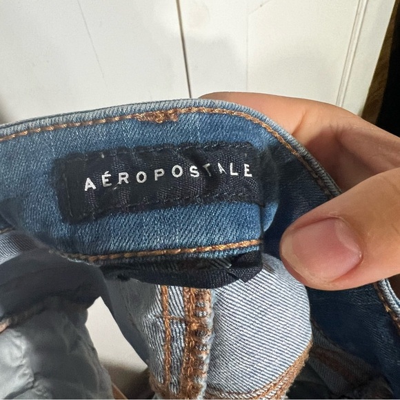 Aeropostale High Rise Midi Jorts Size 00 - Picture 7 of 9